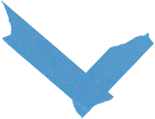Sticker Blue Tape